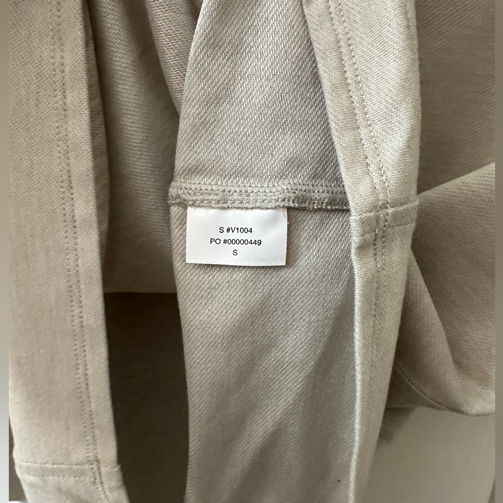 Vuori Knit Twill Polo - Beachsand Heather - S - Picture 8 of 10